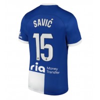 Camisa de time de futebol Atletico Madrid Stefan Savic #15 Replicas 2º Equipamento 2023-24 Manga Curta